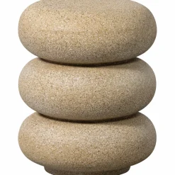 Woood Laurel bijzettafel met spikkels beige