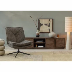 Woood Laurel bijzettafel met spikkels beige