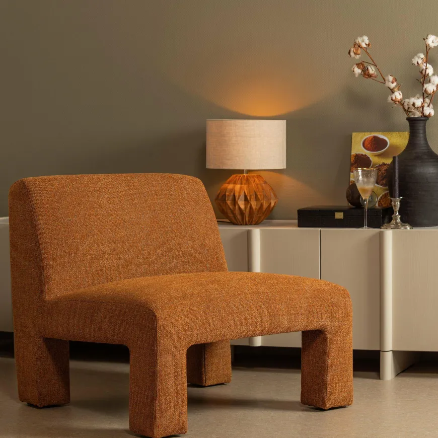 Woood Lavid fauteuil ginger