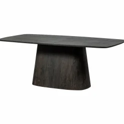 Woood Leah eettafel mdf donkerbruin 200x105cm