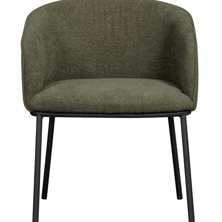 Woood Leon eetkamerstoel forest green