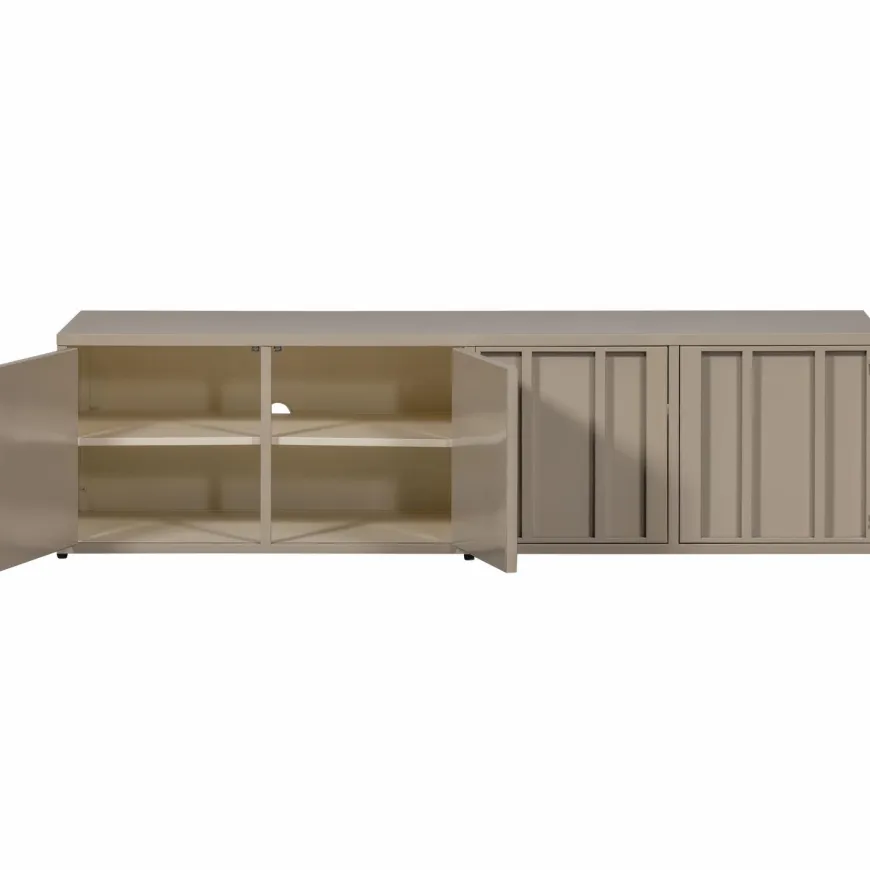 Woood Level tv-meubel metaal zand 44x160cm
