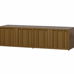 Woood Level tv-meubel metaal honinggeel 44x160cm