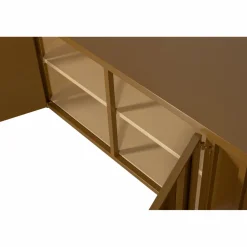 Woood Level tv-meubel metaal honinggeel 44x160cm
