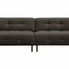 Woood Lloyd 4-zits Bank Gewassen Fluweel Cast Iron