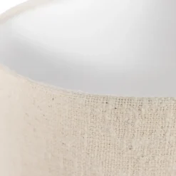 Woood Loft vloerlamp metaal/bouclé naturel 130xø30cm