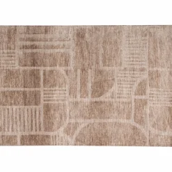 Woood Lovi vloerkleed polyester/katoen taupe 170x240cm
