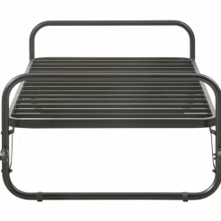 Woood Lucy eenpersoons onderschuifbed metaal zwart 90x200cm
