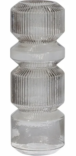 Woood Lyle Vaas Glas Licht Groen 35xØ13cm