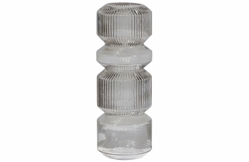 Woood Lyle Vaas Glas Licht Groen 35xØ13cm