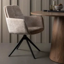 Woood Maan eettafel rond mdf walnoot ø120cm