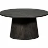 Woood Maan salontafel mdf donkerbruin 45xø60cm