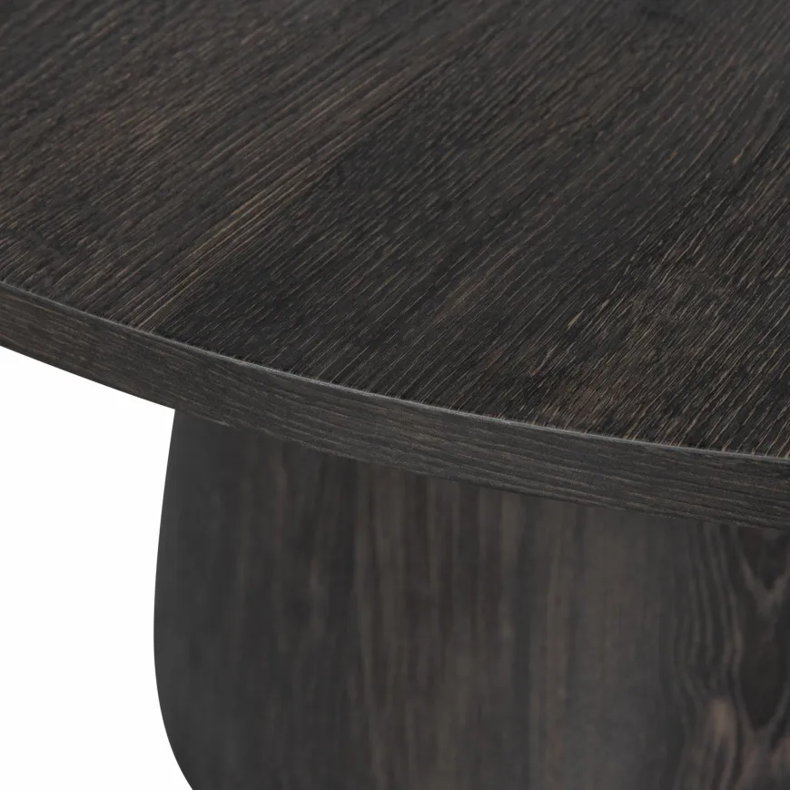 Woood Maan salontafel mdf donkerbruin 45xø60cm