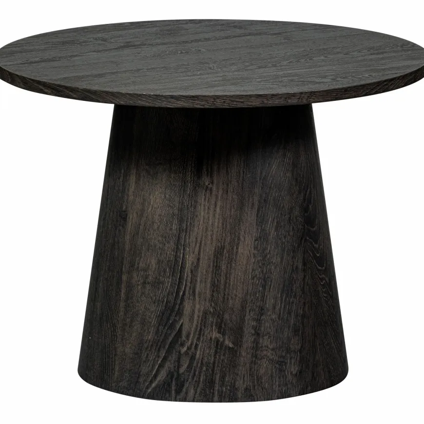 Woood Maan salontafel mdf donkerbruin 40xø80cm