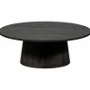 Woood Maan salontafel mdf donkerbruin 35xø100cm