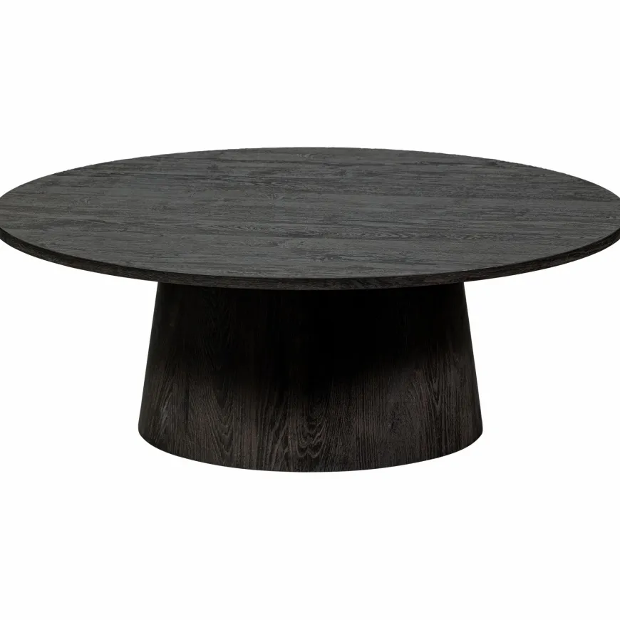 Woood Maan salontafel mdf donkerbruin 35xø100cm