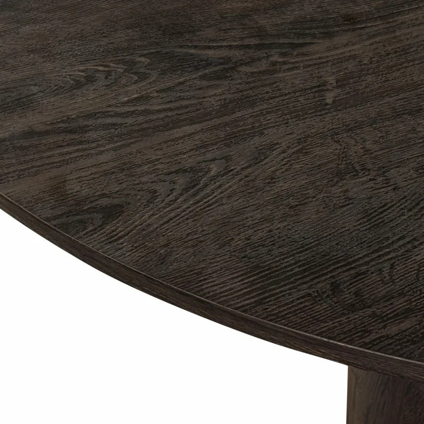Woood Maan salontafel mdf donkerbruin 35xø100cm