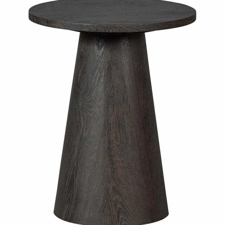 Woood Maan salontafel mdf donkerbruin 50xø40cm