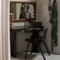 Woood Mael bureau/sidetable fineer zwart