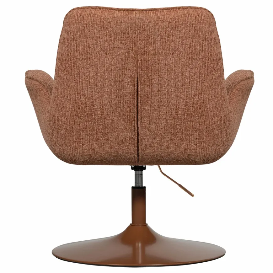 Woood Marten in hoogte verstelbare fauteuil oranje