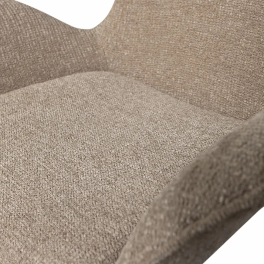 Woood Marten in hoogte verstelbare fauteuil zand