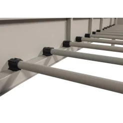 Woood Mata 1-persoons bed metaal zand 90x200cm