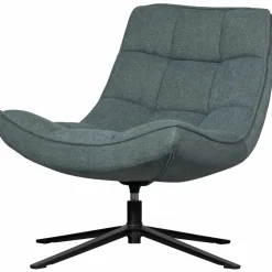 Woood Maudi draaifauteuil blue stone