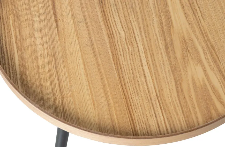 Woood Mesa Bijzettafel M Hout Naturel 45xØ45