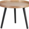 Woood Mesa Bijzettafel M Hout Zwart 45x45