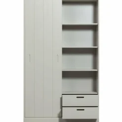 Woood Mila schuifdeurkast grenen dust [fsc]