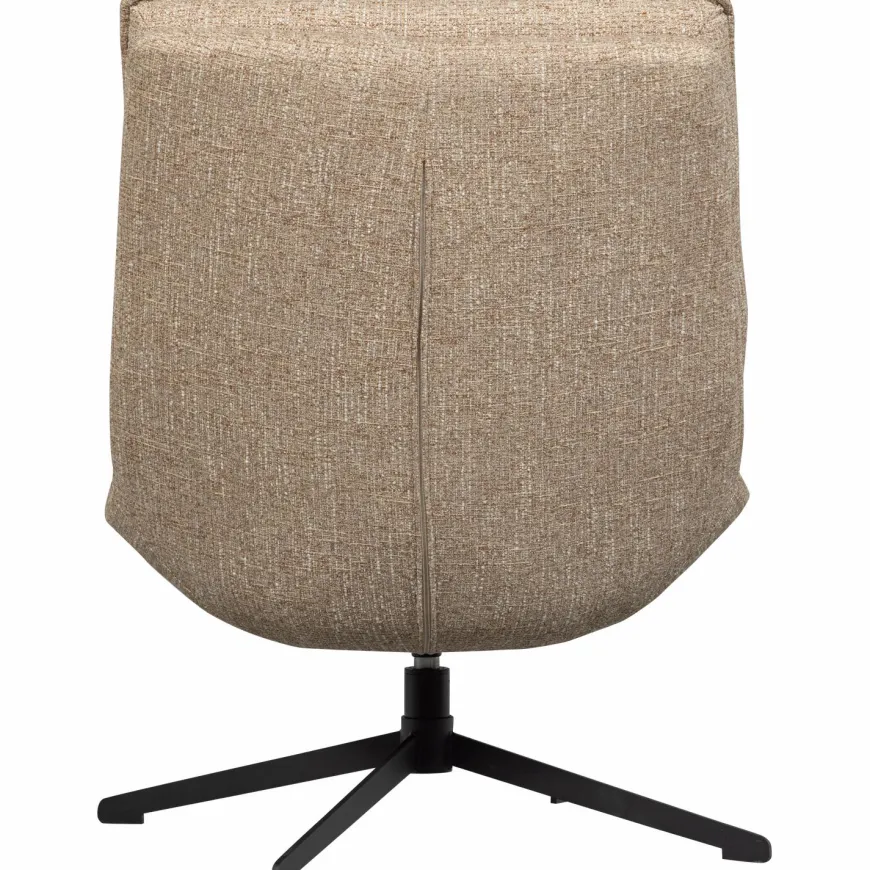 Woood Milaro draaifauteuil naturel melange