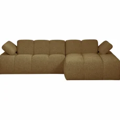 Woood MOJO chaise longue rechts boucle geel bruin melange