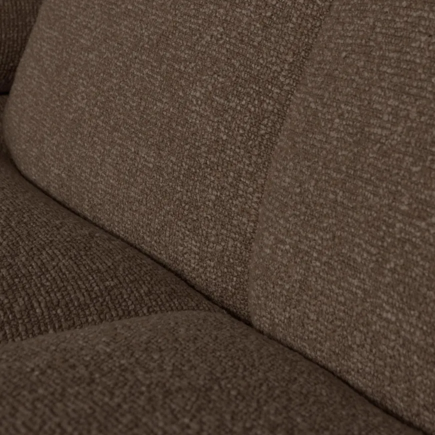 Woood MOJO chaise longue rechts boucle bruin melange