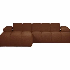 Woood MOJO chaise longue links boucle roestbruin melange