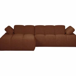 Woood MOJO chaise longue links boucle roestbruin melange