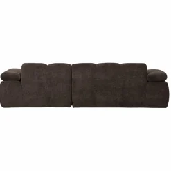 Woood Mojo chaise longue bank rechts ribstof bruin