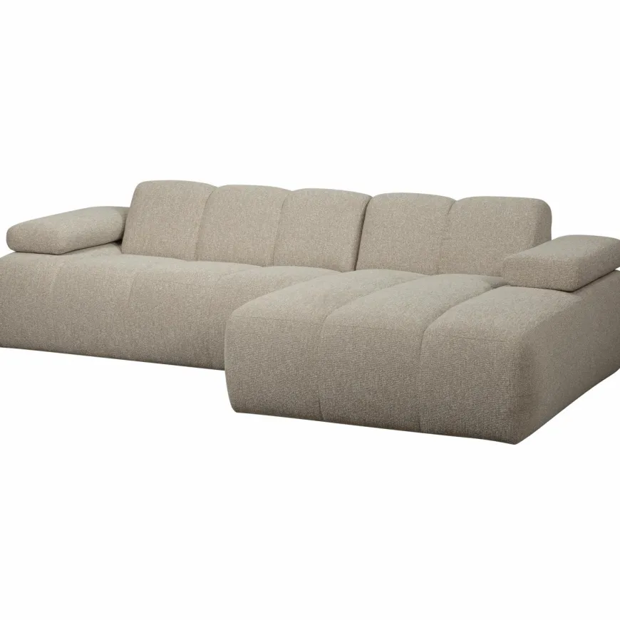 Woood MOJO chaise longue rechts boucle beige melange