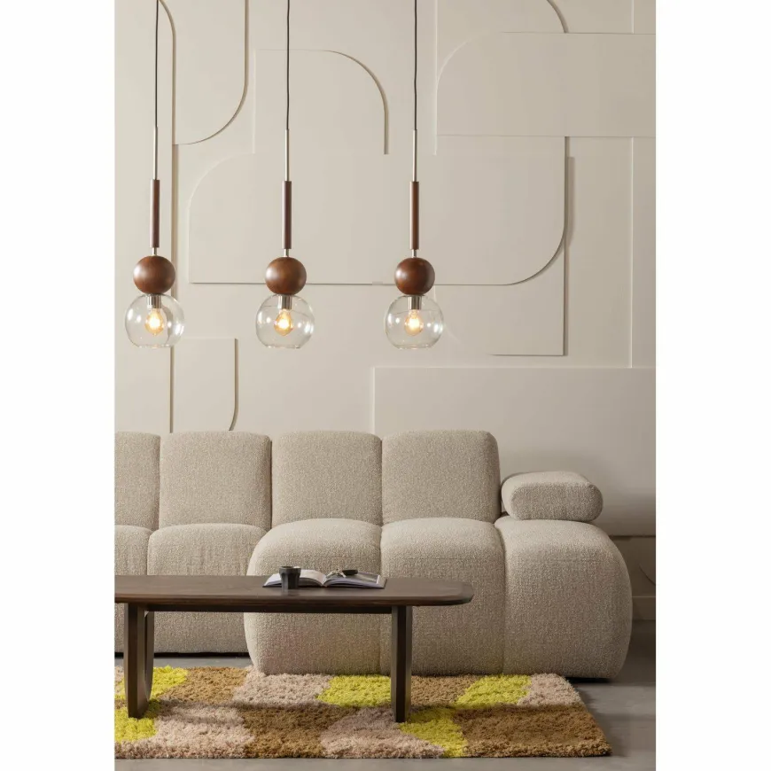 Woood MOJO chaise longue rechts boucle beige melange