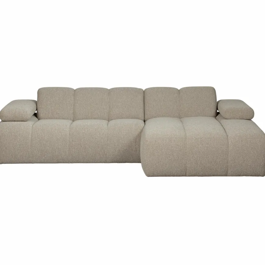 Woood MOJO chaise longue rechts boucle beige melange
