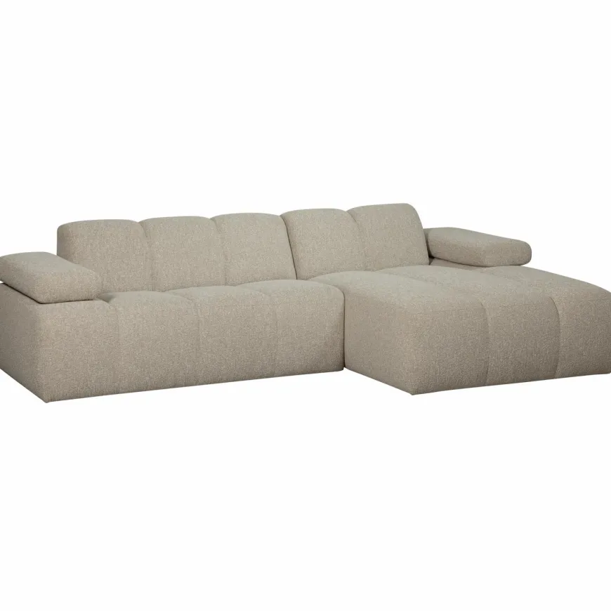 Woood MOJO chaise longue rechts boucle beige melange