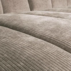 Woood Mojo chaise longue bank links ribstof donkerzand