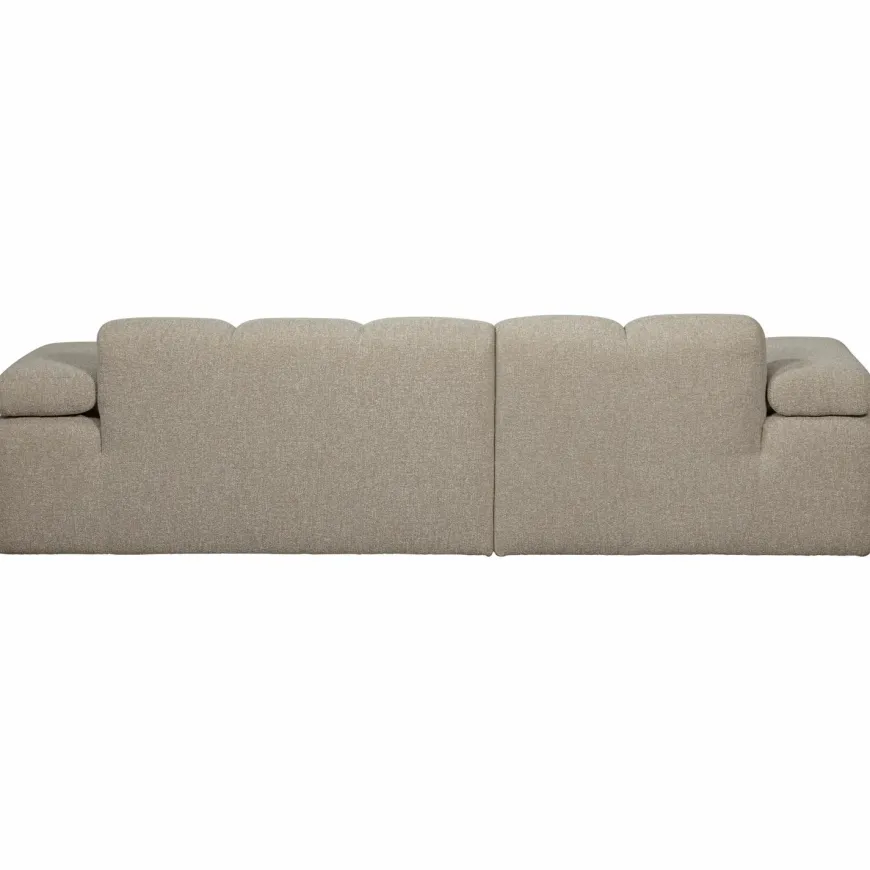Woood MOJO chaise longue links boucle beige melange