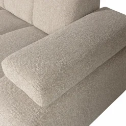 Woood MOJO chaise longue links boucle beige melange