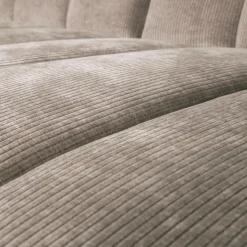 Woood Mojo chaise longue bank rechts ribstof donkerzand