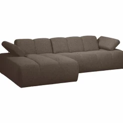 Woood MOJO chaise longue links boucle bruin melange