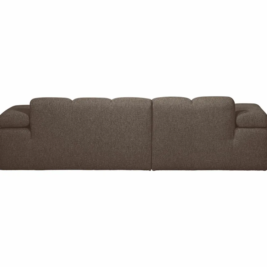 Woood MOJO chaise longue links boucle bruin melange