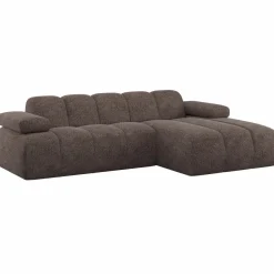 Woood Mojo Chaise Longue Bank Rechts Wollig Bruin