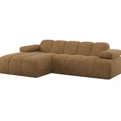 Woood Mojo Chaise Longue Bank Links Wollig Honinggeel