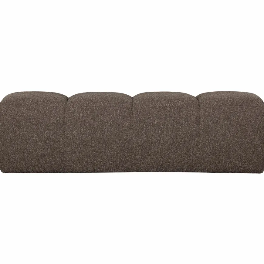 Woood MOJO eetbankje 164CM boucle bruin melange