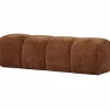 Woood MOJO eetbankje 164CM geweven ribstof roestbruin